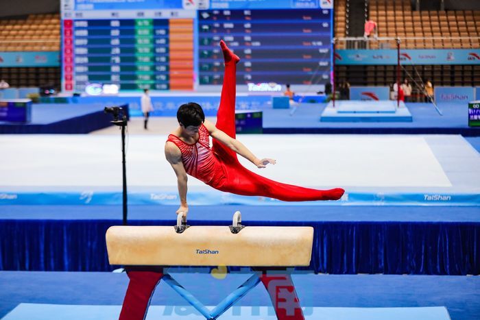 山东体操队进入2023全国体操锦标赛男子团体决赛