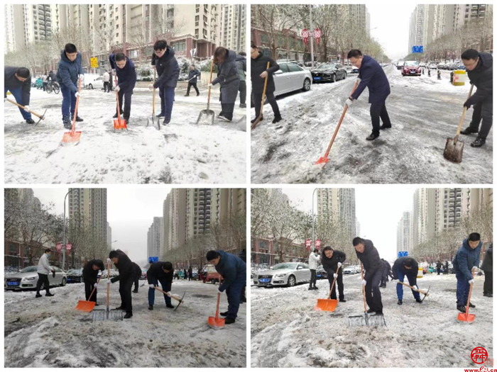 冲锋在前 闻雪而动 槐荫区各级党组织全力应对强降雪天气