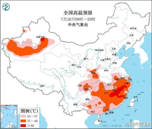 整个北半球588线又连成了圈！ 高温酷暑将“燃”至月底 气温纪录守不住了……