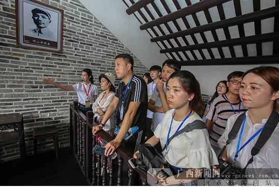 网媒记者参观粤东会馆 感受红色文化魅力