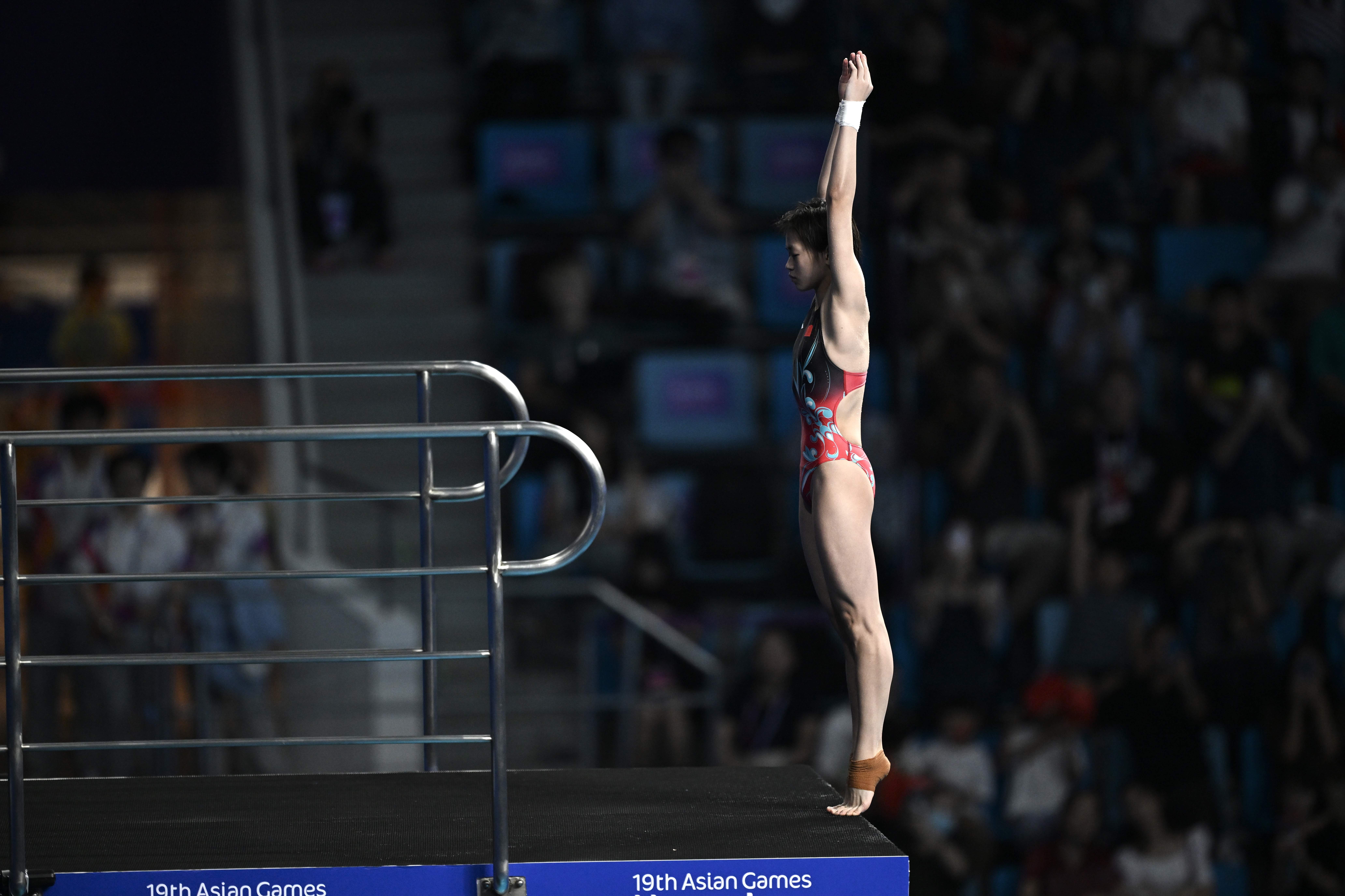 全红婵夺得跳水女子十米跳台冠军