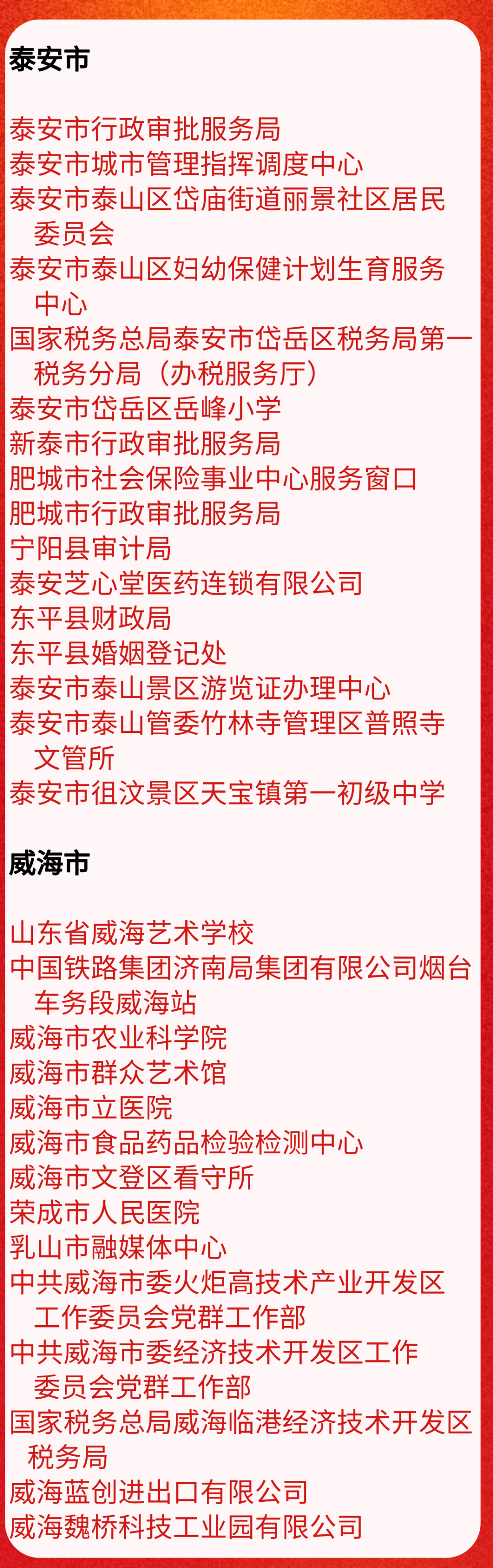 名单来了！山东省妇联表彰省三八红旗手标兵、三八红旗手、三八红旗集体