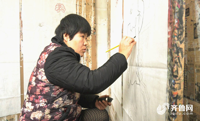 年画、泥塑、剪纸争闹春 潍坊高密民间艺人忙