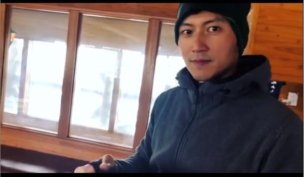 谢霆锋疑与王菲赴日本滑雪 同行好友回酒店