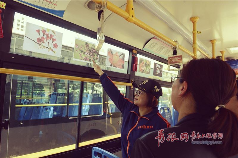 穿越海棠花海 青岛“最美公交”驶进春天！