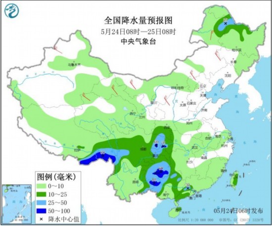 较强降雨袭扰南方 西藏东南部迎持续阴雨