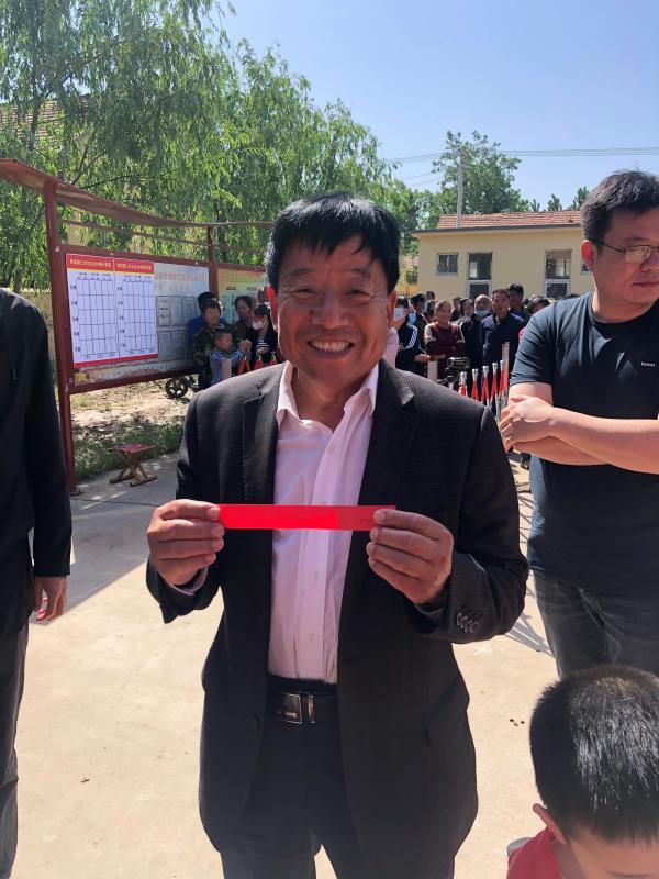 高青县常家镇说约李村新房认购顺利进行，172户村民喜迎新生活