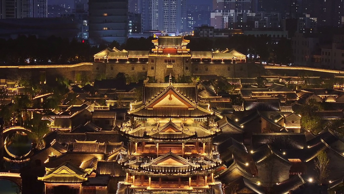 明水古城秋意浓 古色古香引人游