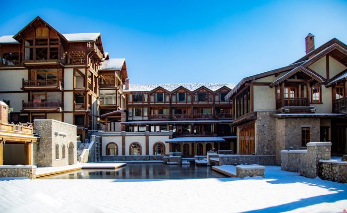 雪落冬藏！九如山迎来鹅毛大雪，银装素裹美如画