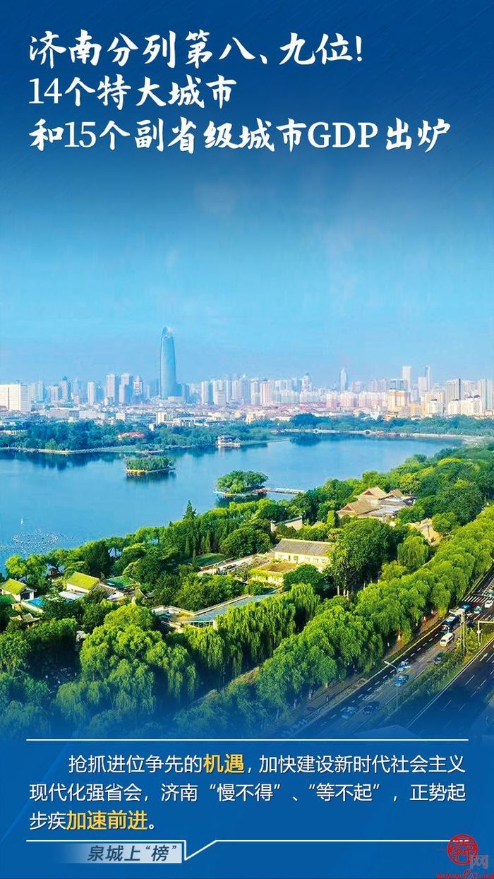 泉城上“榜”丨济南“新内涵”