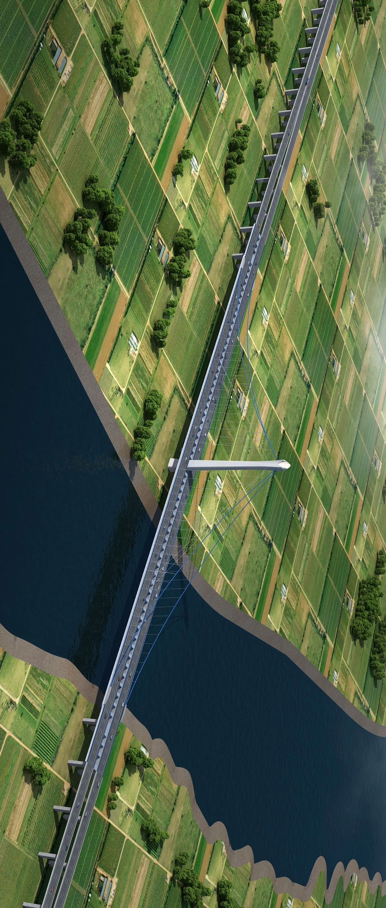 济南长清黄河公路大桥等3座大桥展现跨越之美