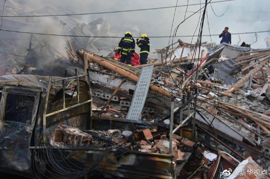 浙江温岭槽罐车爆炸已致10人死亡、117人受伤