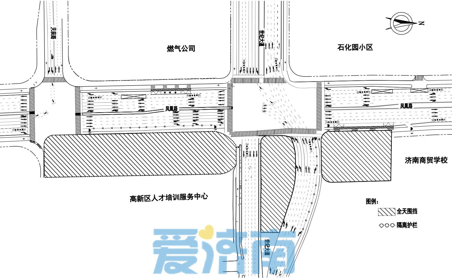 济南地铁6号线工程世纪大道站进行围挡施工 怎么绕行看这里