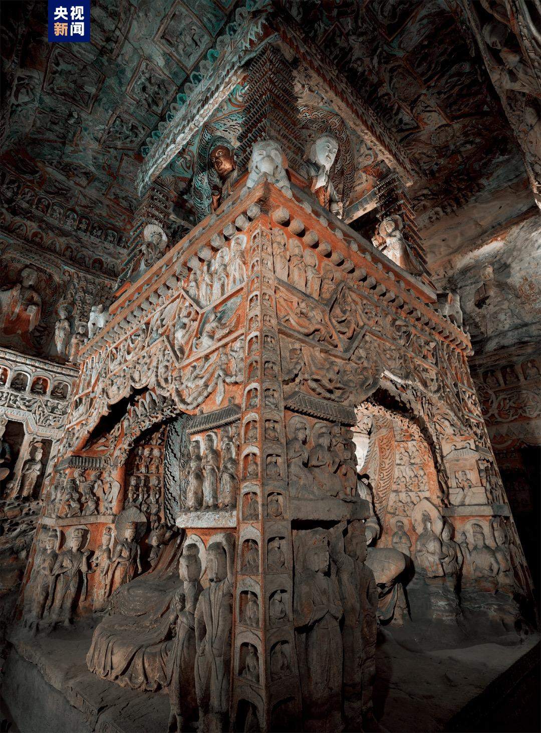 云冈石窟第六窟明起将暂时封闭开展保护调查和图像采集工作