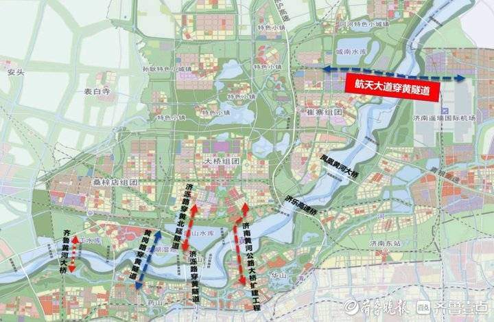 17处跨黄通道7座在建跨黄桥隧济南在下一盘跨河大棋