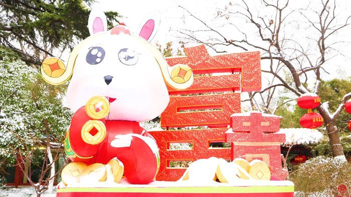 舜视频｜雪打花灯兆丰年 济南府小年喜迎今冬初雪