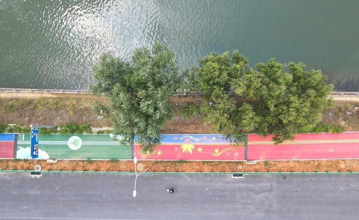 路畅景美，彩绘绿道点缀济南103省道旅游公路