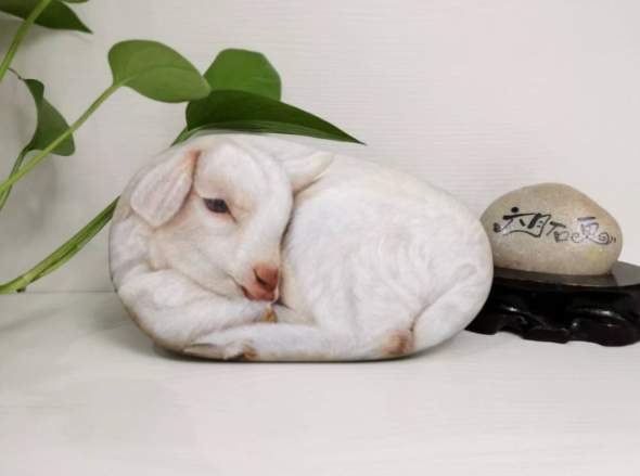 惊艳了很多网友↓动物石头画近日,一幅幅造型逼真的猴子表情生动老虎