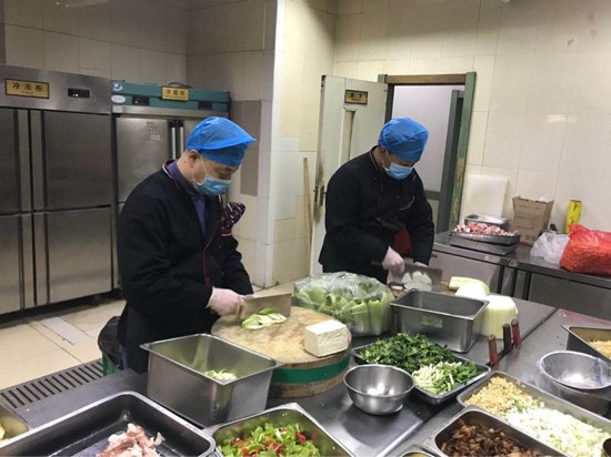 市二院后勤保障部门服务一线我们是坚强的后盾