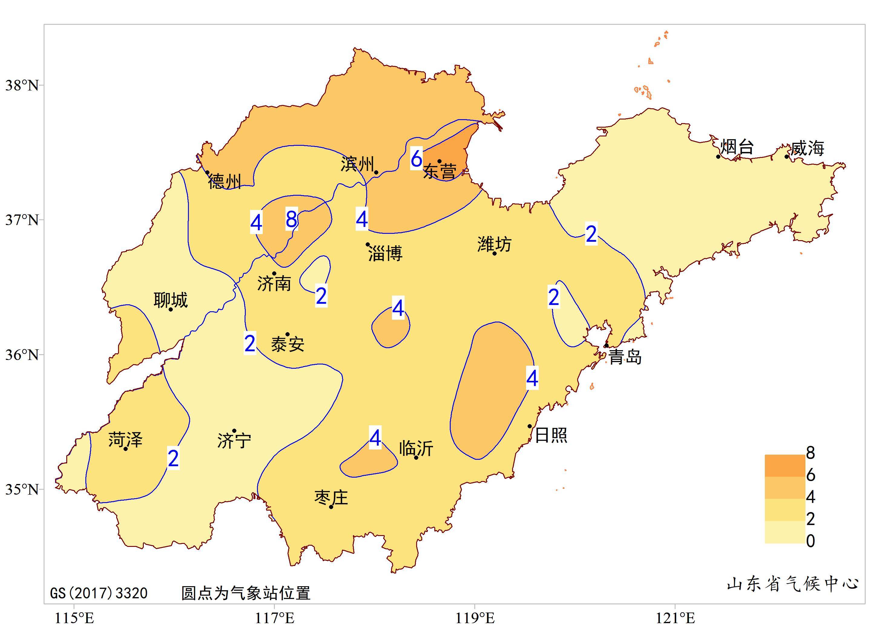 年平均气温创历史新高文登积雪破历史极值2023年山东省十大天气气候