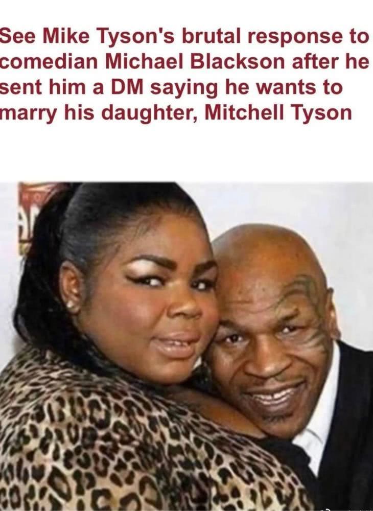 "拳王"泰森为女征婚 网友看完照片后:吓跑了男人了