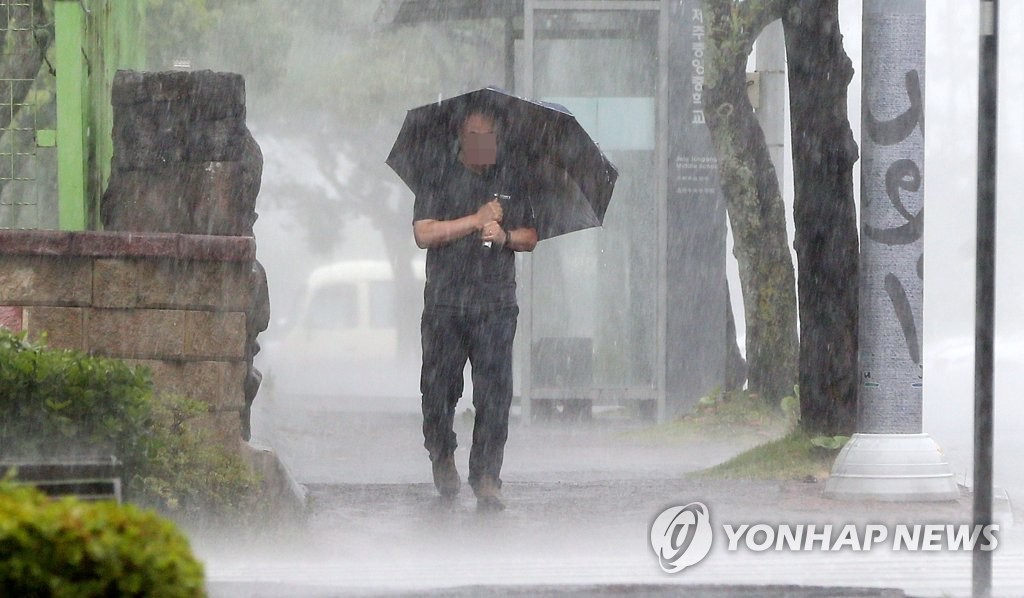 台风,巴威,西归浦,济州,天气,韩国,航线,市民