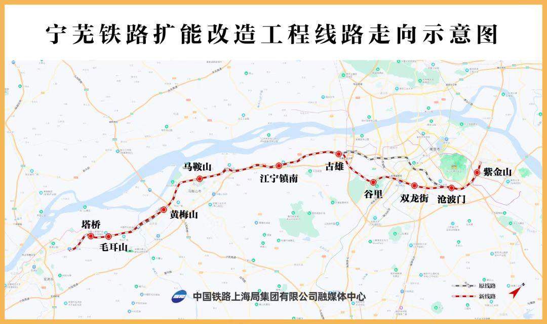 宁芜铁路扩能改造工程开工建设