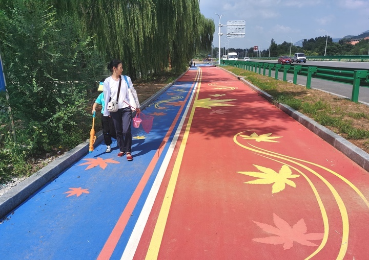 路畅景美，彩绘绿道点缀济南103省道旅游公路