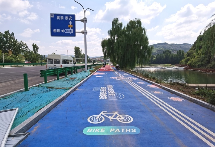 路畅景美，彩绘绿道点缀济南103省道旅游公路