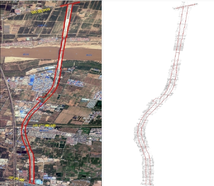 齐鲁大道北延跨河选址批前公示，连接济齐路和309国道