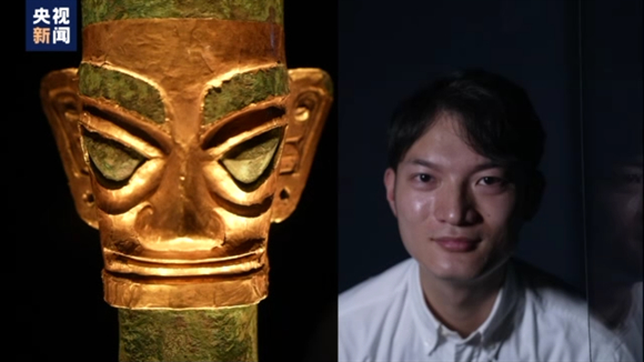 很多人都说我长得像三星堆的青铜人像