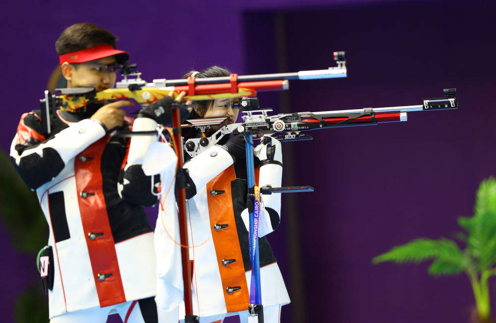 射击世锦赛中国队日进四金奥运项目一金两铜