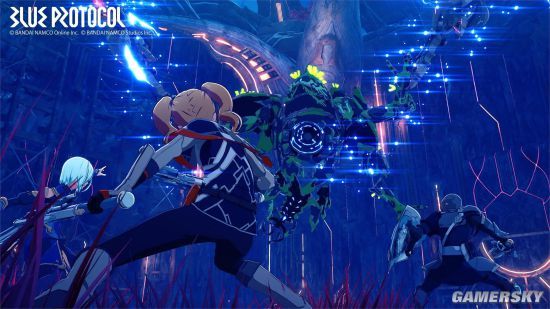 万代南梦宫mmo新作蓝色协议新截图白毛猫娘萌萌哒