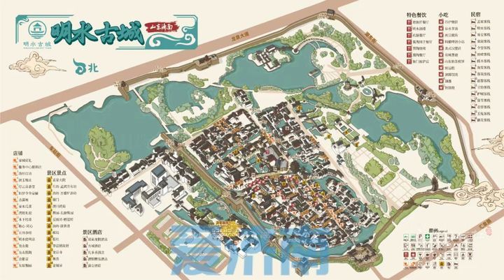 预约上限10000人天济南章丘明水古城游玩指南来啦