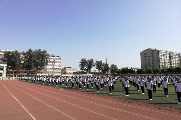 历城职专举行铭记历史爱我中华主题团日活动