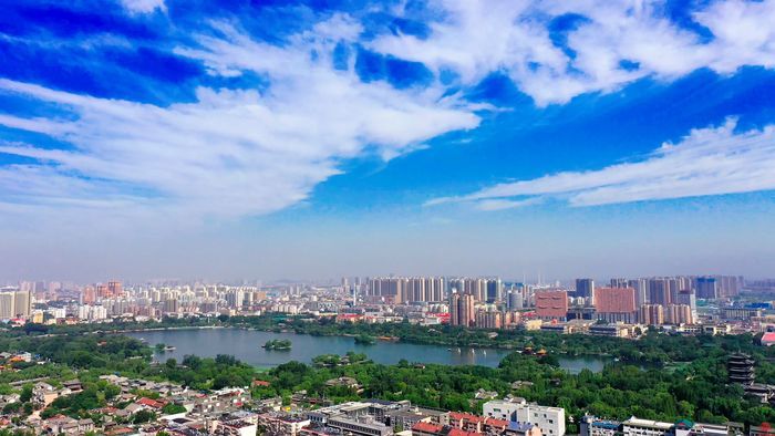 舜视频｜秋高气爽 大明湖又美成了一幅画