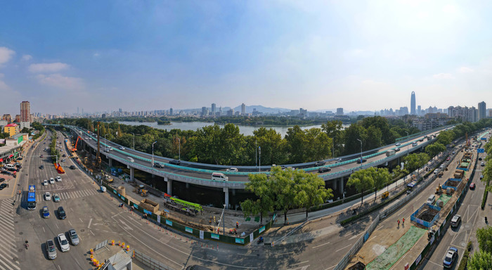 济南顺河高架桥匝道优化工程经一路匝道项目开建
