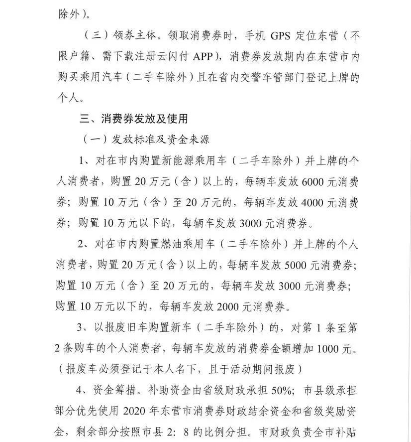 汽车消费券如何用?山东多市发布详细政策