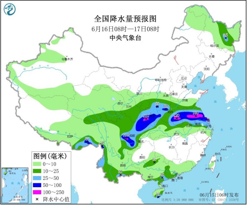 江淮等地新一轮强降雨来袭 京津冀或现持续高温天