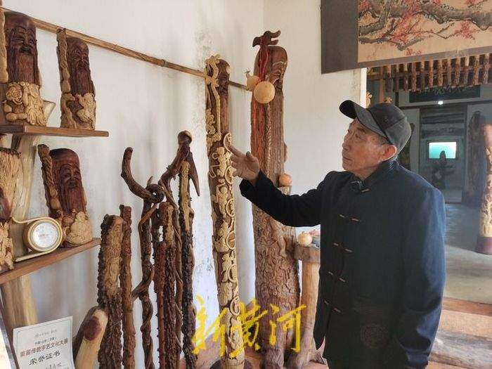 非遗传承人李树忠 出身木匠世家，传承千年寿杖技艺