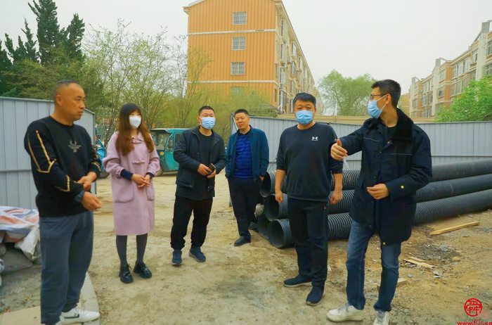 济南起步区迎接市城管局2023第一季度环卫公用设施建设与管理考核