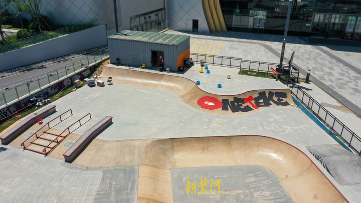 滑板 涂鸦,济南东部这个滑板公园有点酷