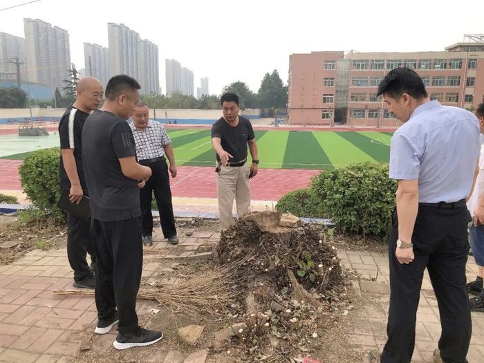 港沟中学2021学年秋季开学前学校安全大检查工作纪实