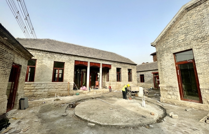 济南上新街方荣翔故居修缮工作收尾 预计元旦前后完工