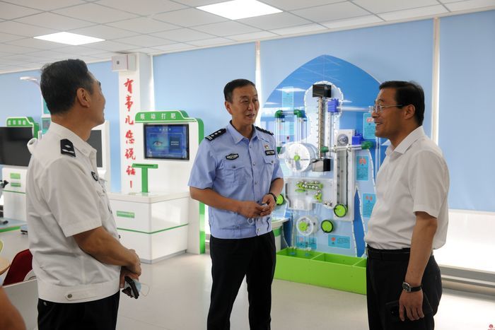 区委常委,宣传部部长李盛利,济南市公安局交通警察支队副支队长林松